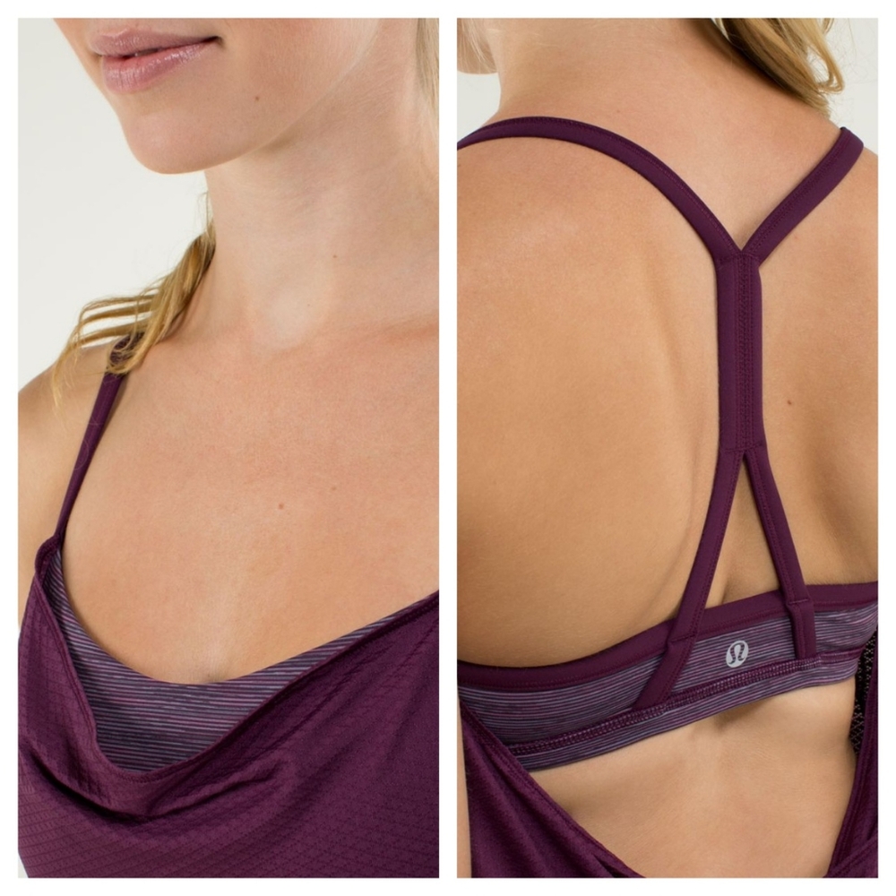Lululemon Purple C.Y.B Tank With Built-in Bra - Picture 11 of 11